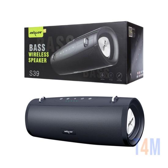 Zealot Multifunctional Wireless Speaker S39 3600mAh 7.4V Black